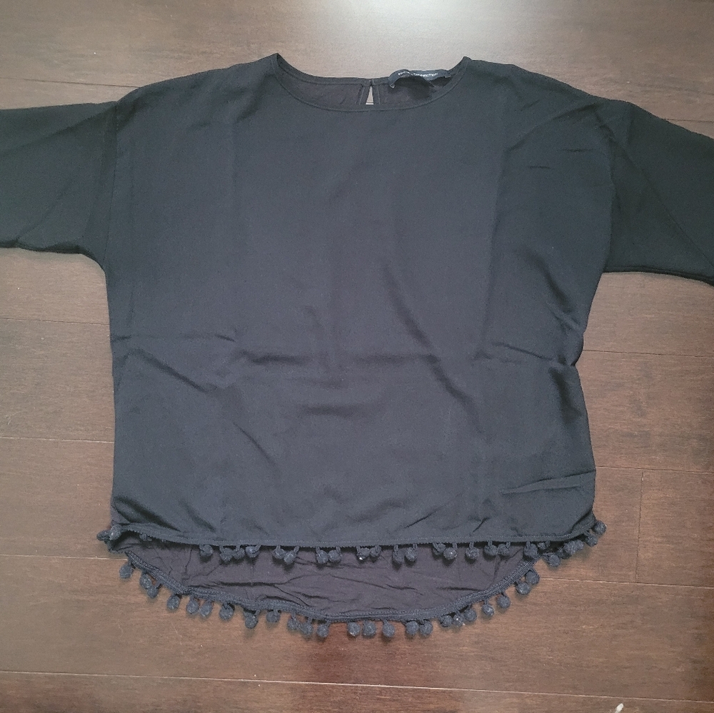 Cute drop shoulder navy too